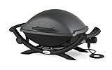 Weber Q2400 Barbacoa Eléctrica, 55 x 39 cm, Dark...