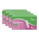 Amazon Basic Care Tampones Super Plus, sin...