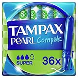 Tampax Pearl Compak Super, 36 Unidades, Nuestro...