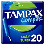 Tampax Compak Super Tampones Con Aplicador, 20...