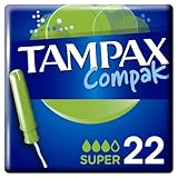 Tampax Compak Super Tampones Con Aplicador,...