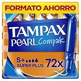 Tampax Pearl Compak Super Plus, 72 Tampones,...