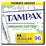 Tampax Organic Cotton, Regular, 96 Unidades,...